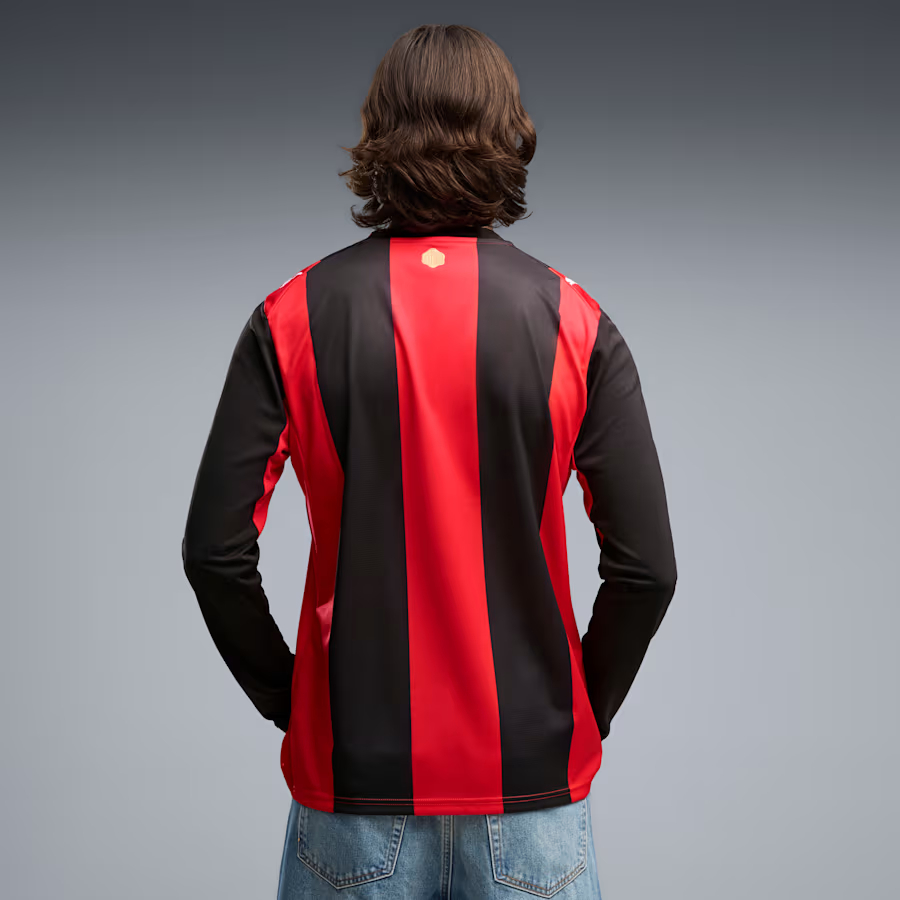 🔴紅黑條紋美學 Puma AC Milan AC米蘭 2026-27 主場長袖球迷版球衣 (可加印字章) 784122_01