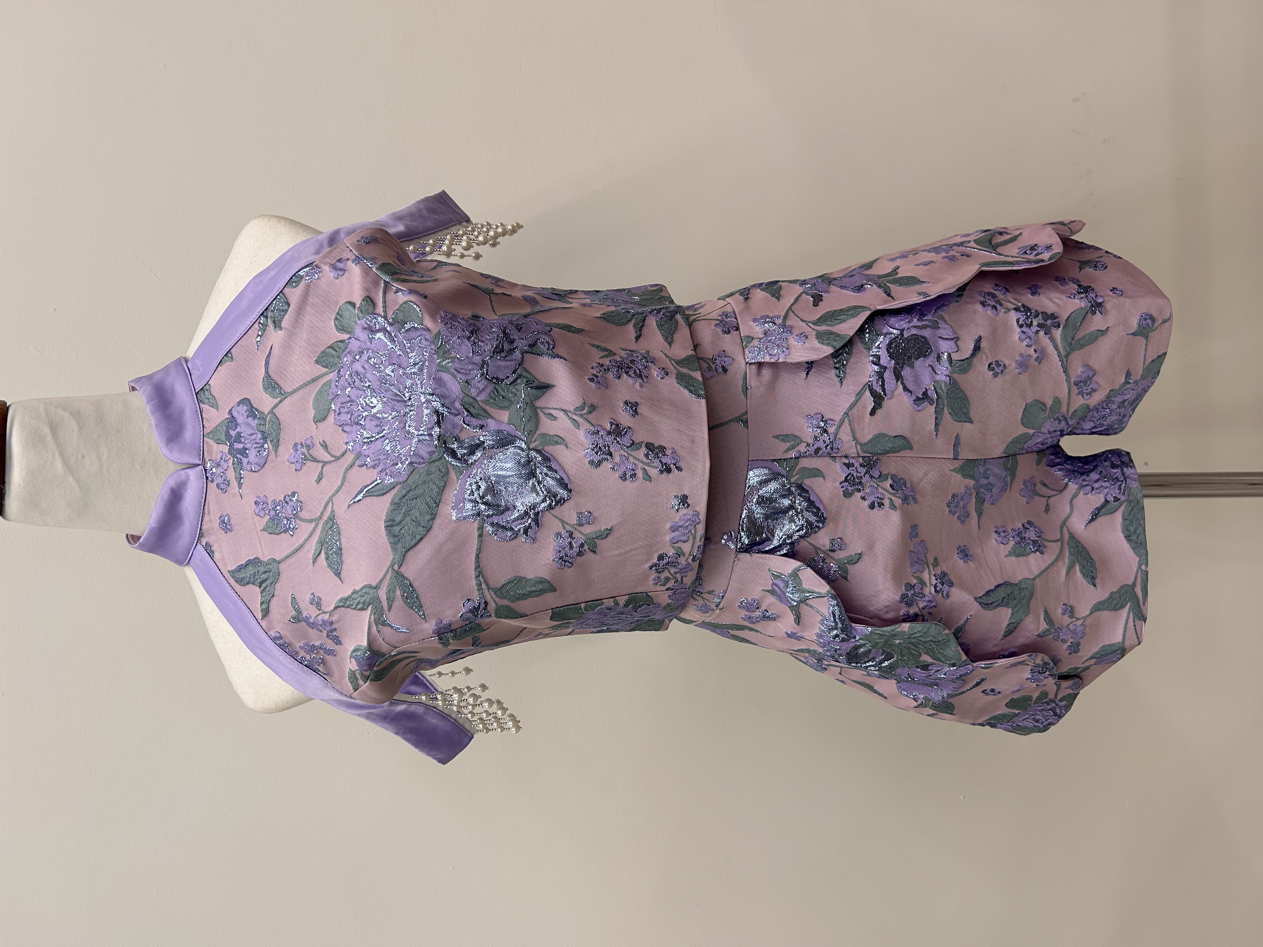 575.WB Cheong San Beaded Top & Pants