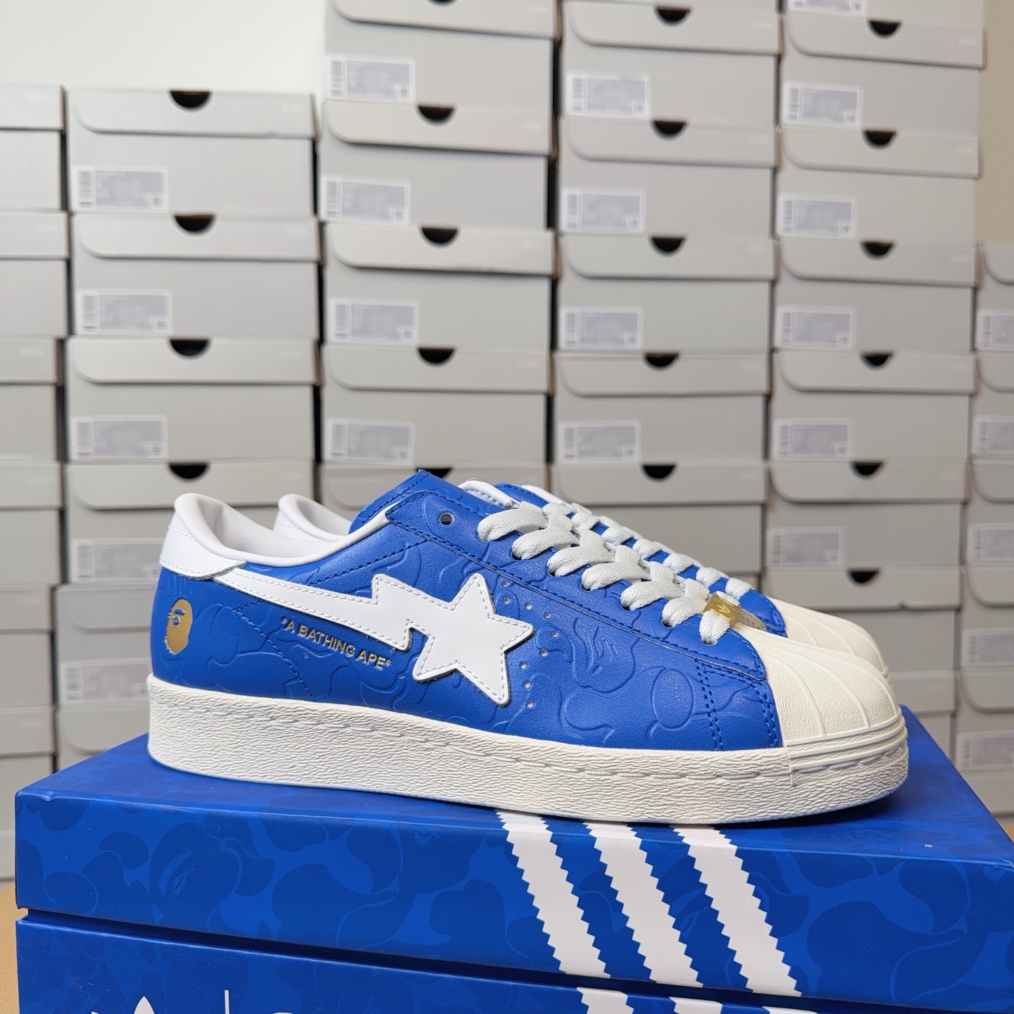 Bape x Adidas Superstar Vintage JR2702