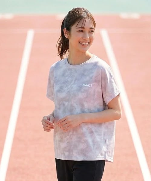 K-SWISS 紮染飛鼠袖短T