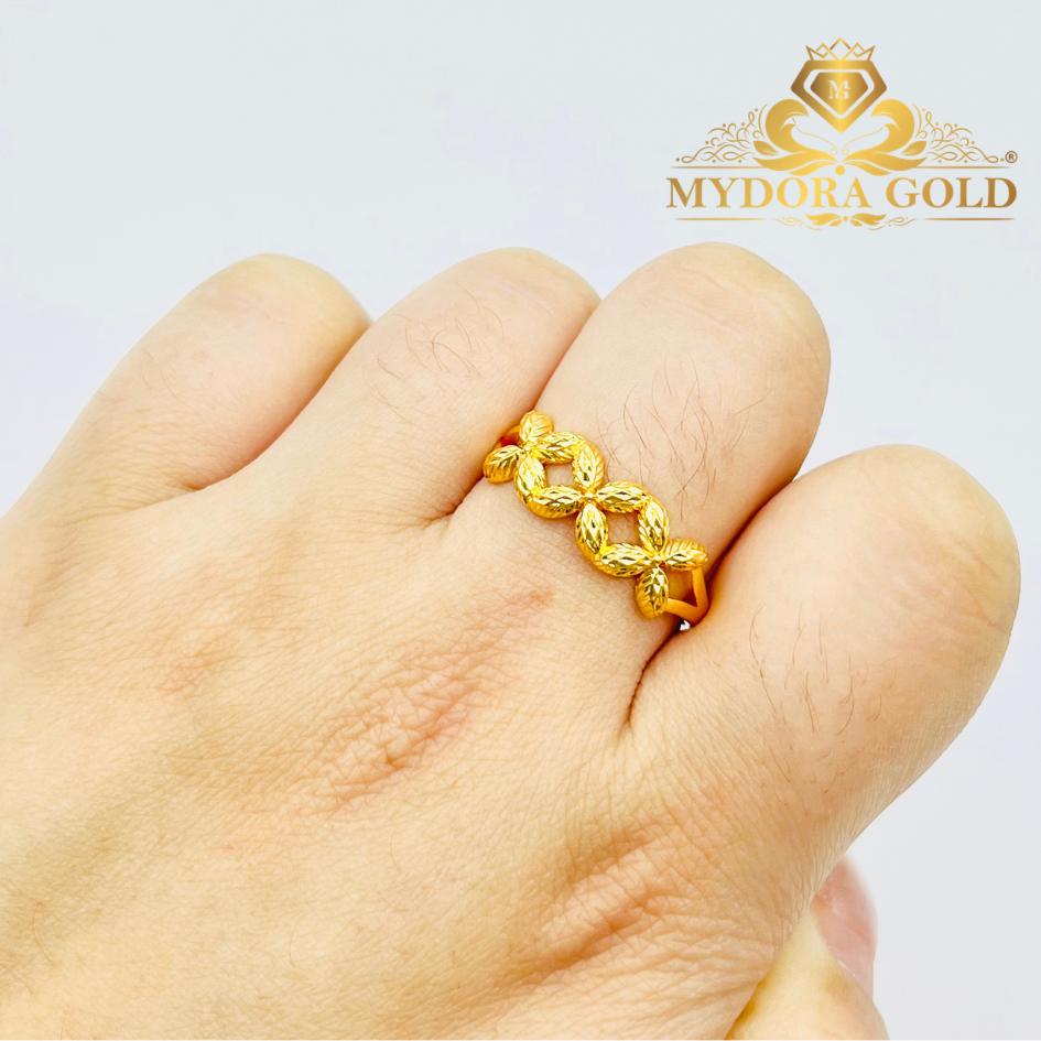 MYDORA Cincin Bunga Marrisa Minimalist (5G) l EMAS 916/22K