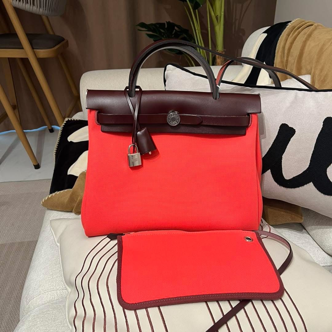 未使用品 Hermes herbag 31,STAMP B 100%Authentic, Unused ✨ ✅KEY LOCK ✅pouch ✅dust bag