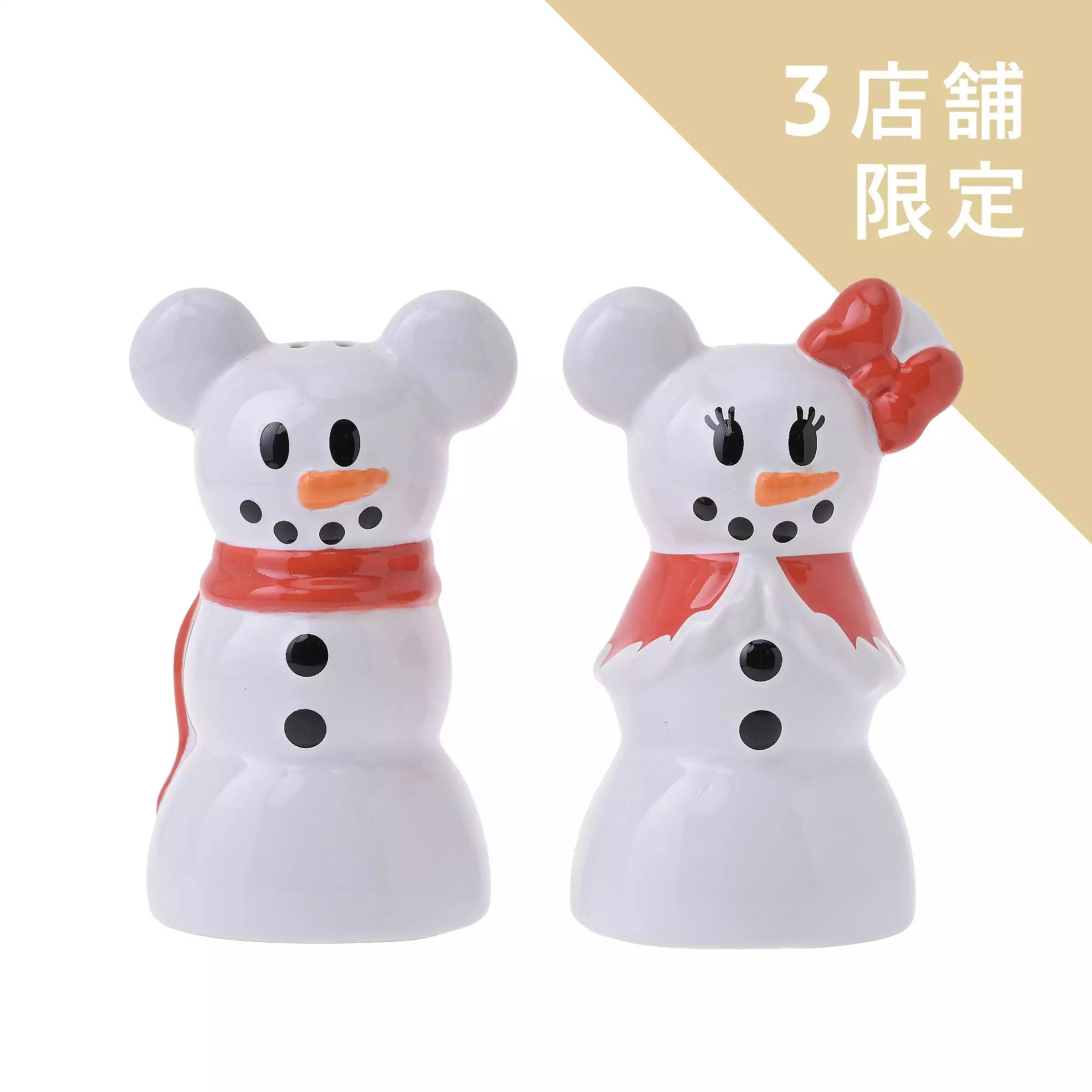 🌸 【預訂】Mickey & Minnie Snowman Spice Bottle Set - DISNEY CHRISTMAS 2026