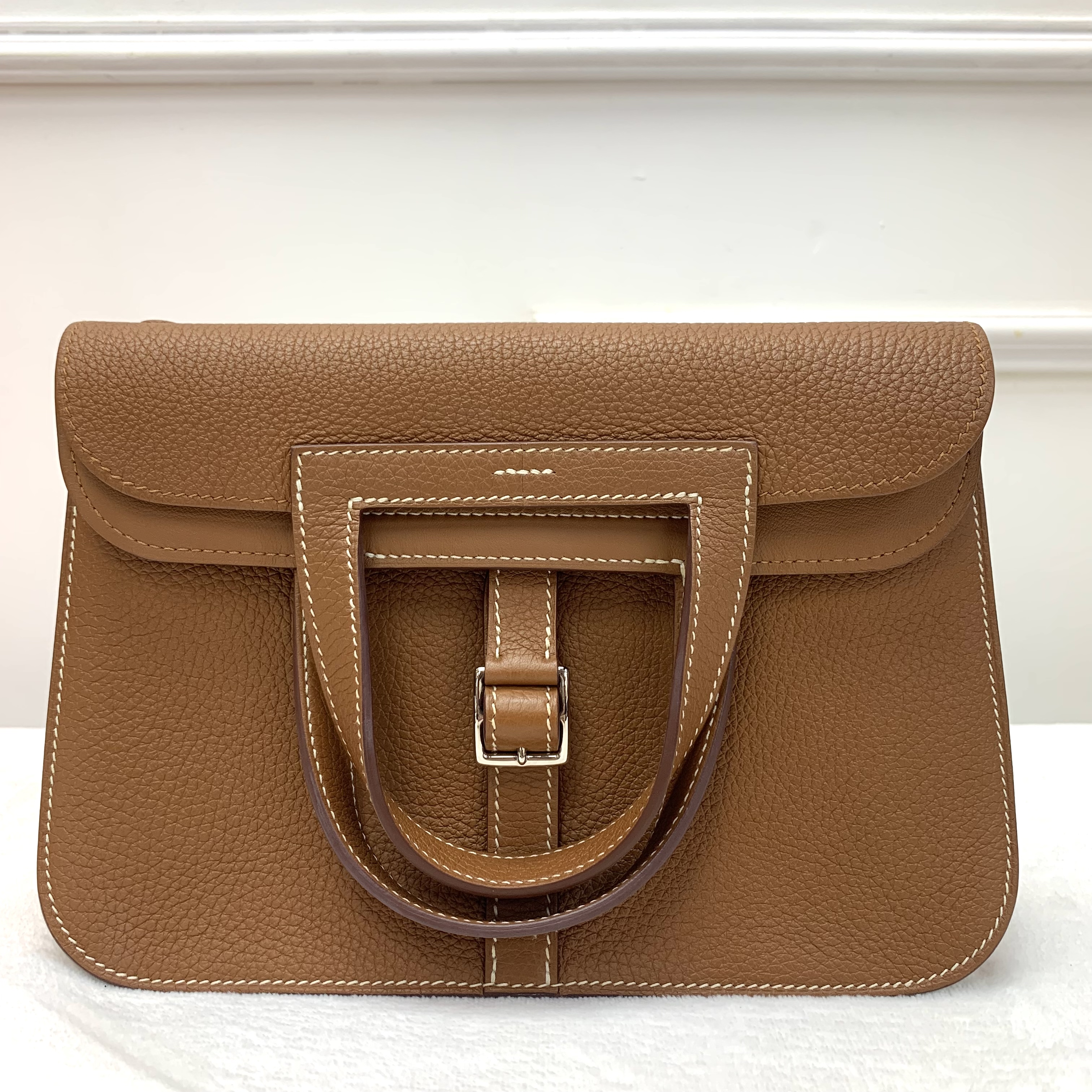 Full Set Hermes Halzan 25 金棕色