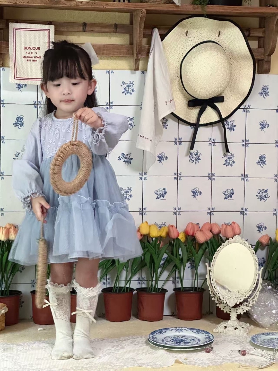 B0019小木馬紗裙