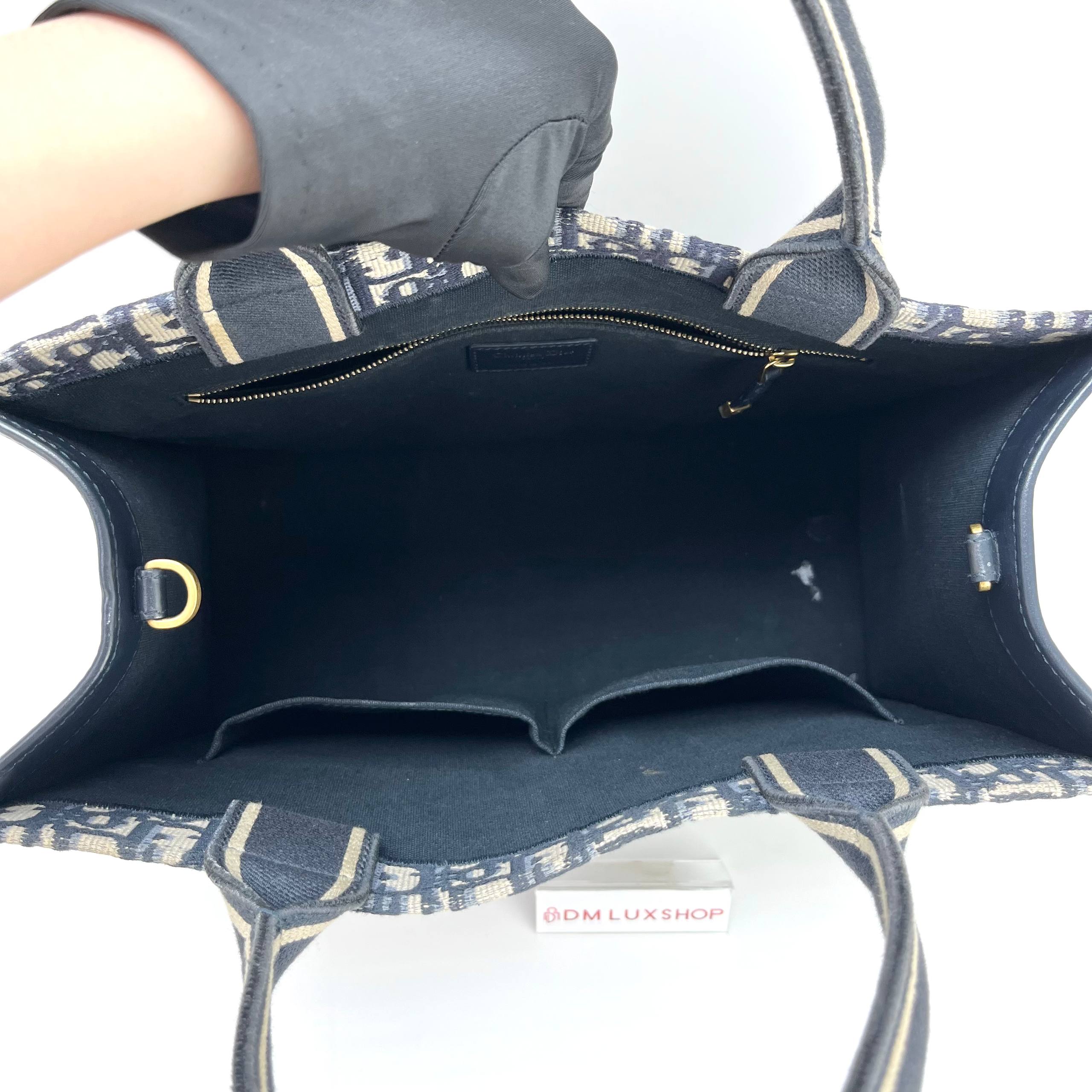 Dior Blue Oblique Medium Book Tote