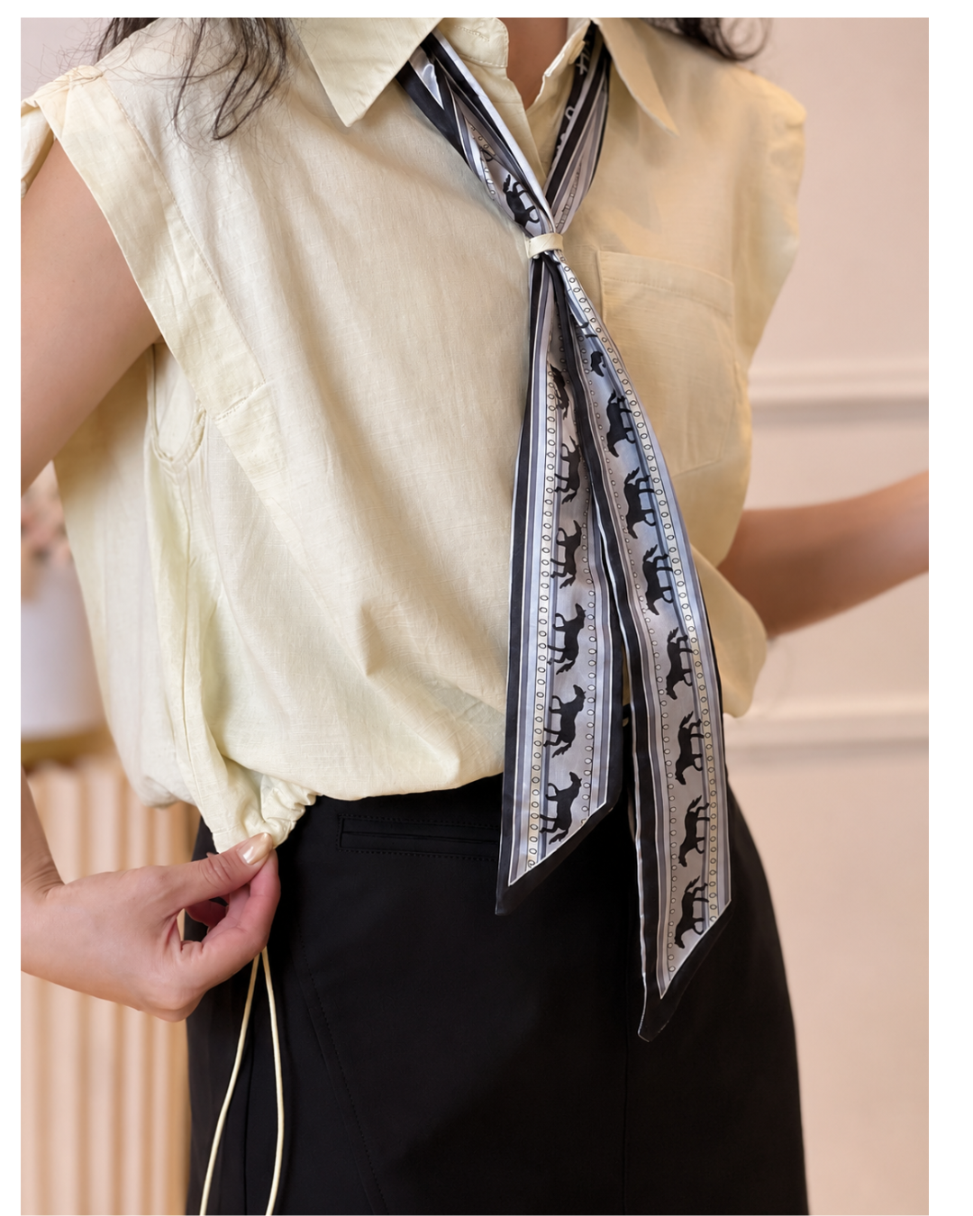 5118 Aurelia Scarf Blouse - With Tie