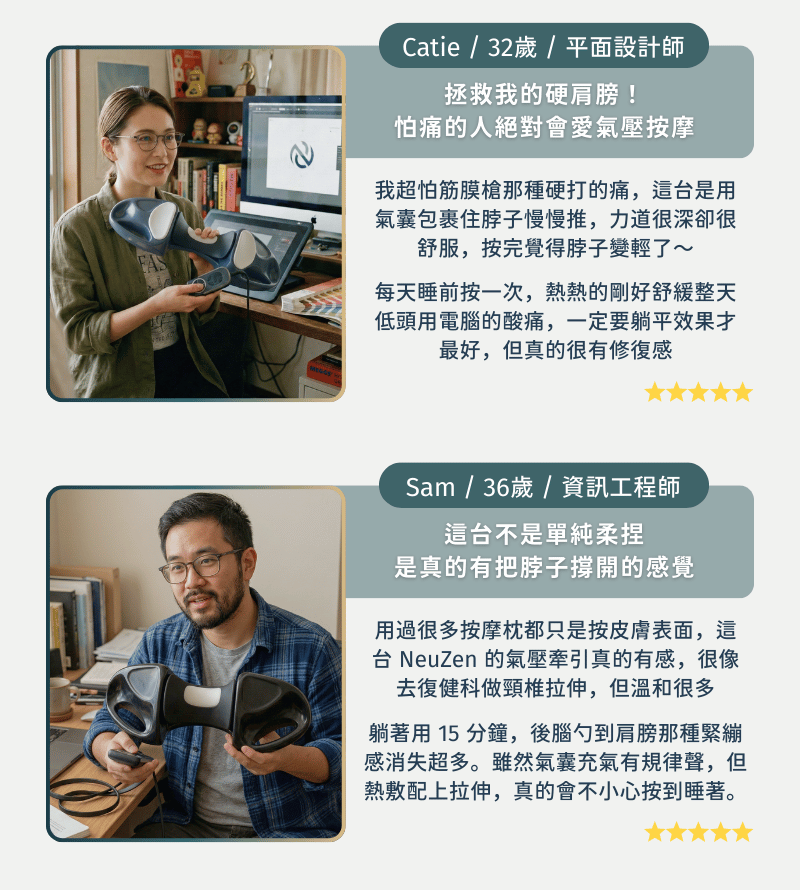 香港行貨  NeuZen 動態牽引 頸椎修護按摩器