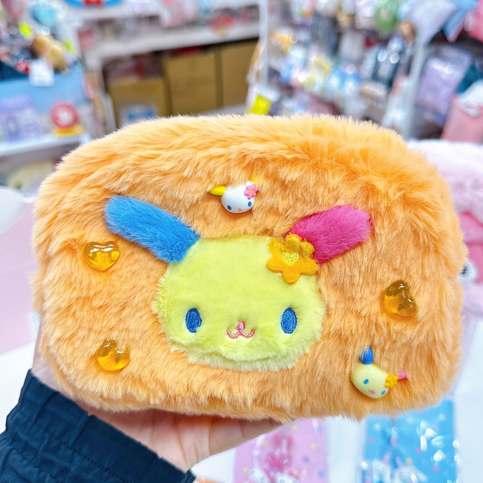 日本直送日本版3D珠子系列電話繩/化妝袋/盲盒髮夾，散子包（隨機抽出）