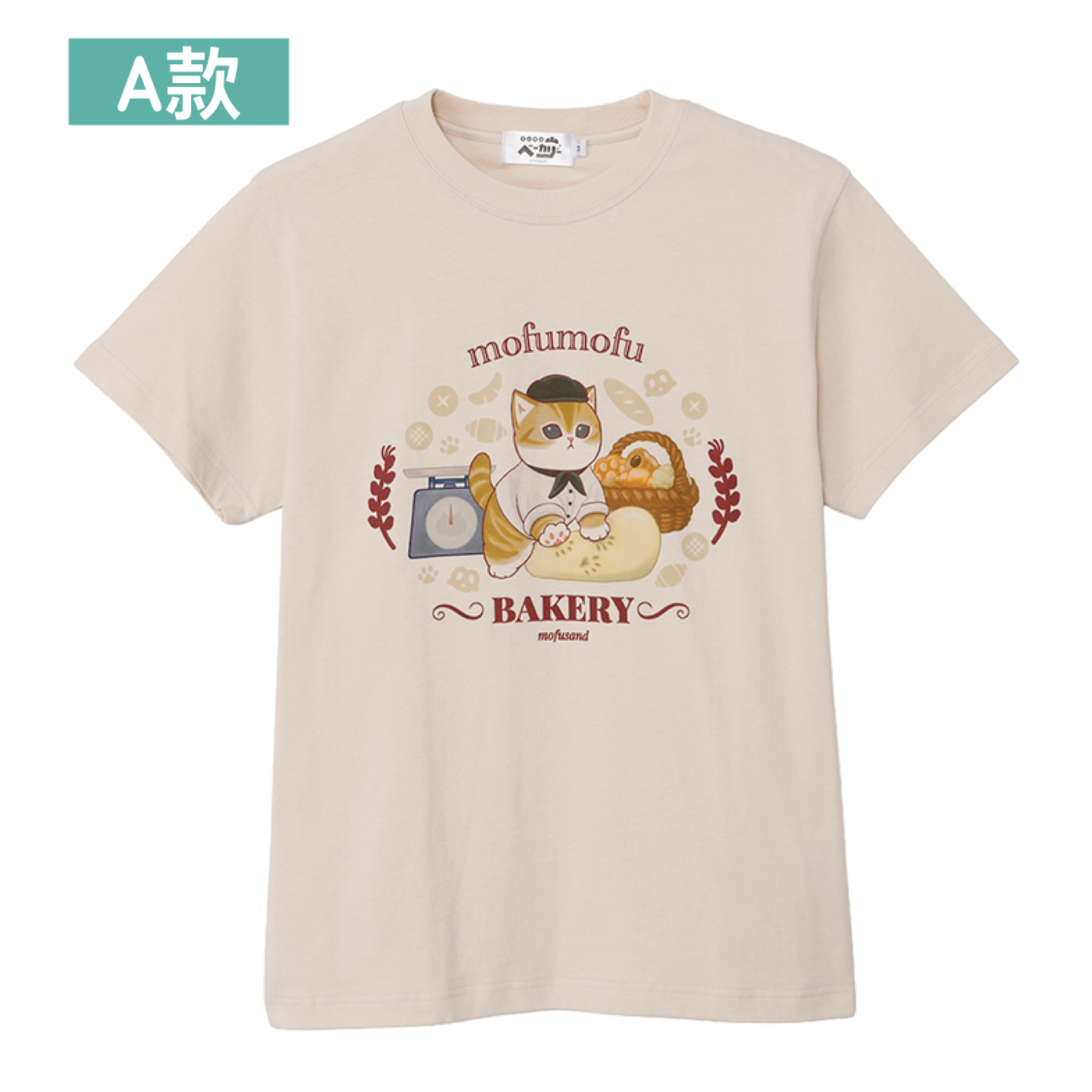 日本預訂📍Mofusand貓貓麵包店造型系列 - 短袖Tee 17/4日本開售