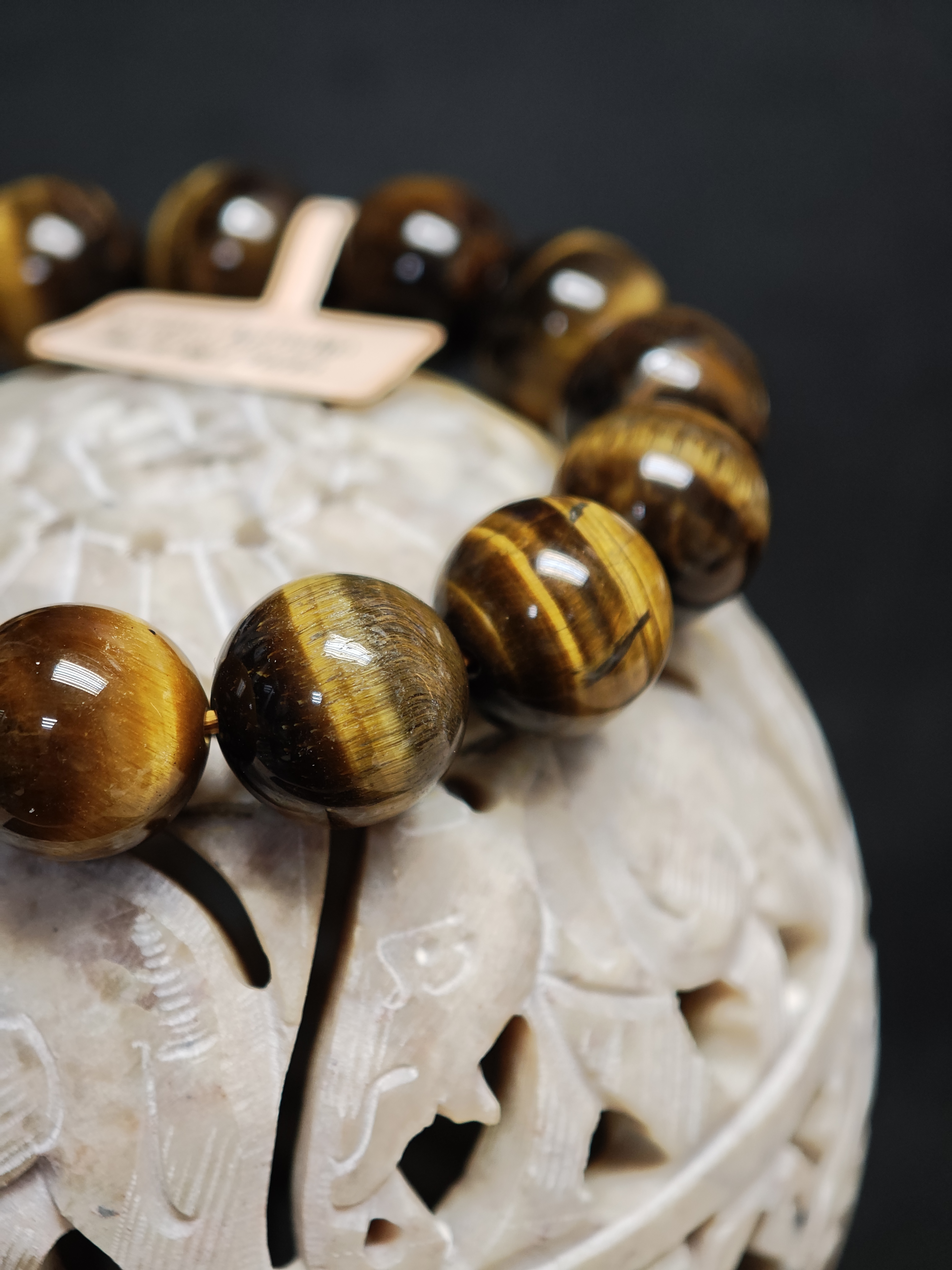 ✨新品水晶手串✨✨黃虎眼石手串✨實物拍攝✨