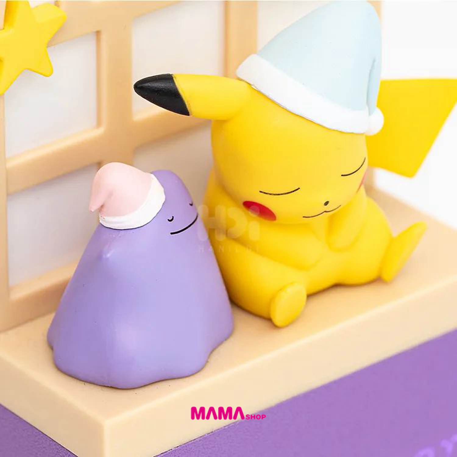 韓國直送 Pokémon百變怪比卡超小夜燈時鐘