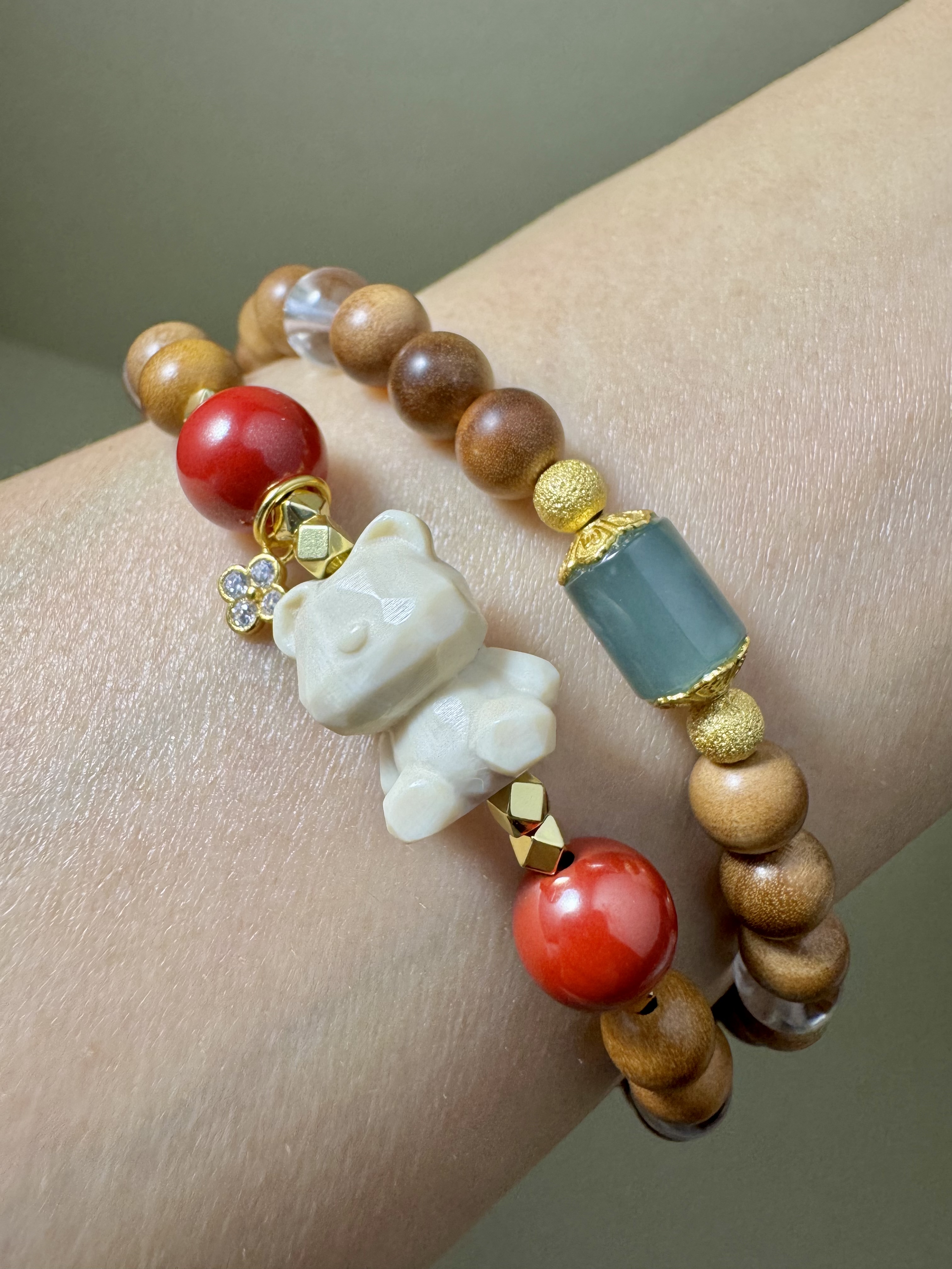 【檀光流轉】雙圈老山檀手串