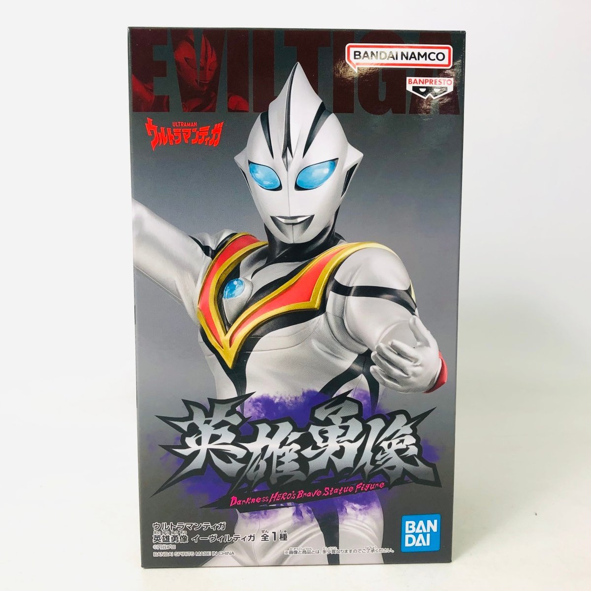 Banpresto, Hero's Brave Figure: Ultraman, Evil Tiga 英雄勇像 邪惡迪加