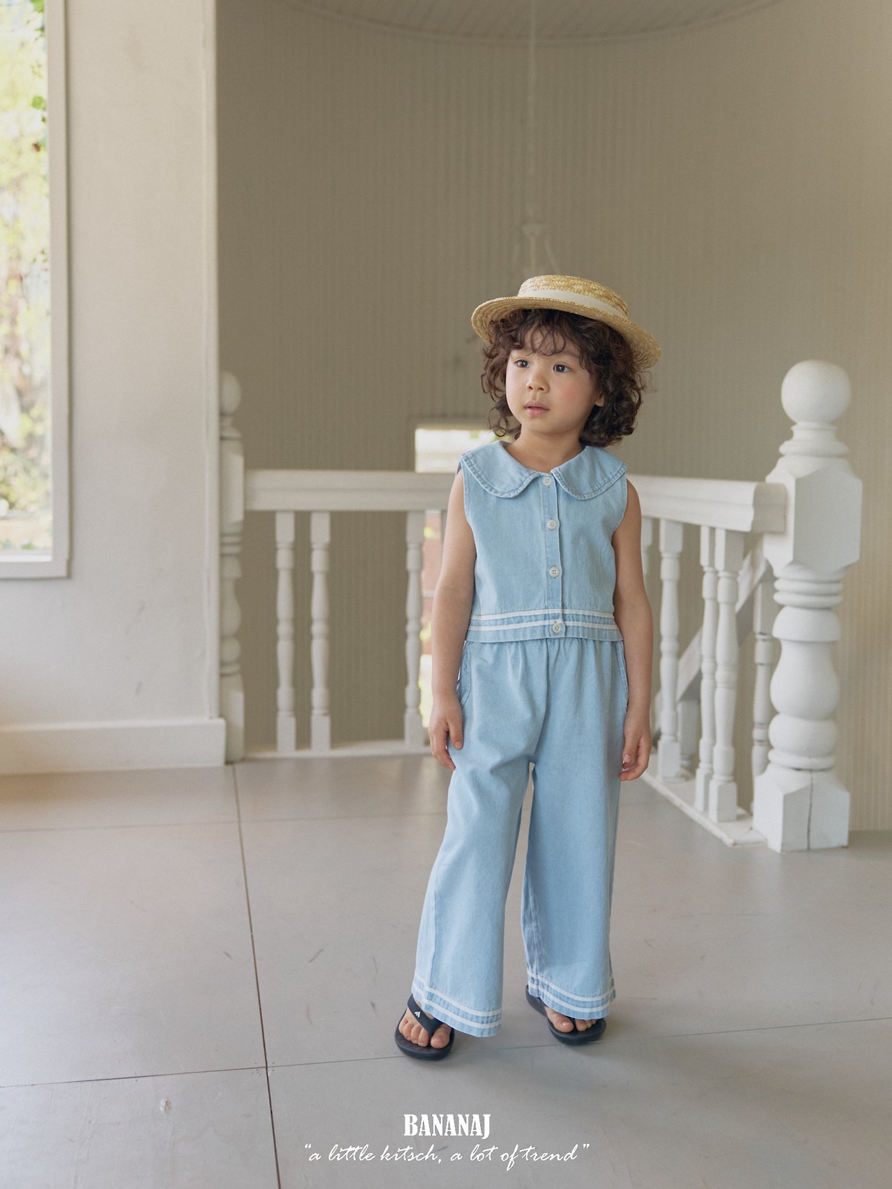 Bananaj | Sailor Top(Blue L110-120)