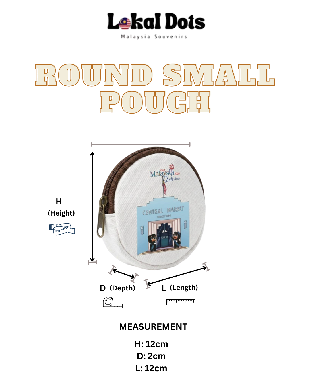 LD43 - Round Small Pouch Deepavali Lamp