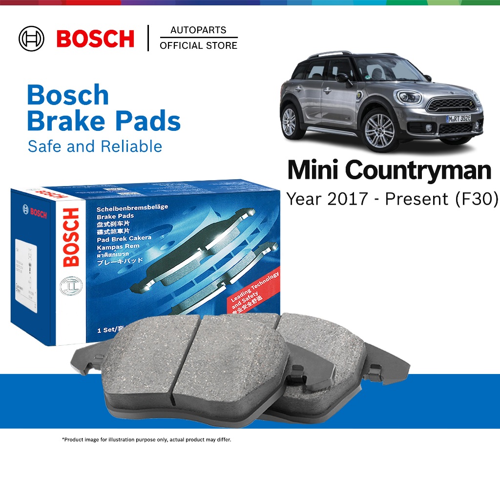 BOSCH Front Brake Pads - Mini Cooper Countryman (F60) (2016 - present) - 0986494940