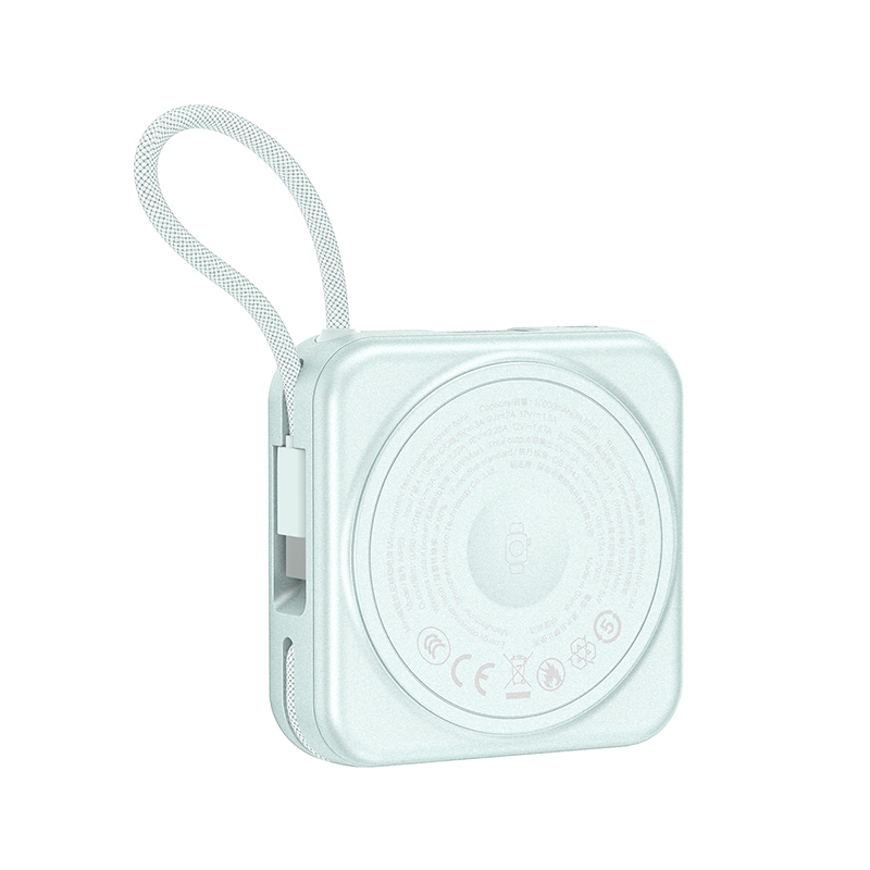 [CCC認證產品及可追溯二維碼] Maxco Mini Magnetic 10000mAh PD22.5w 五合一磁吸流動電源 MP65 [預計8月中出貨]