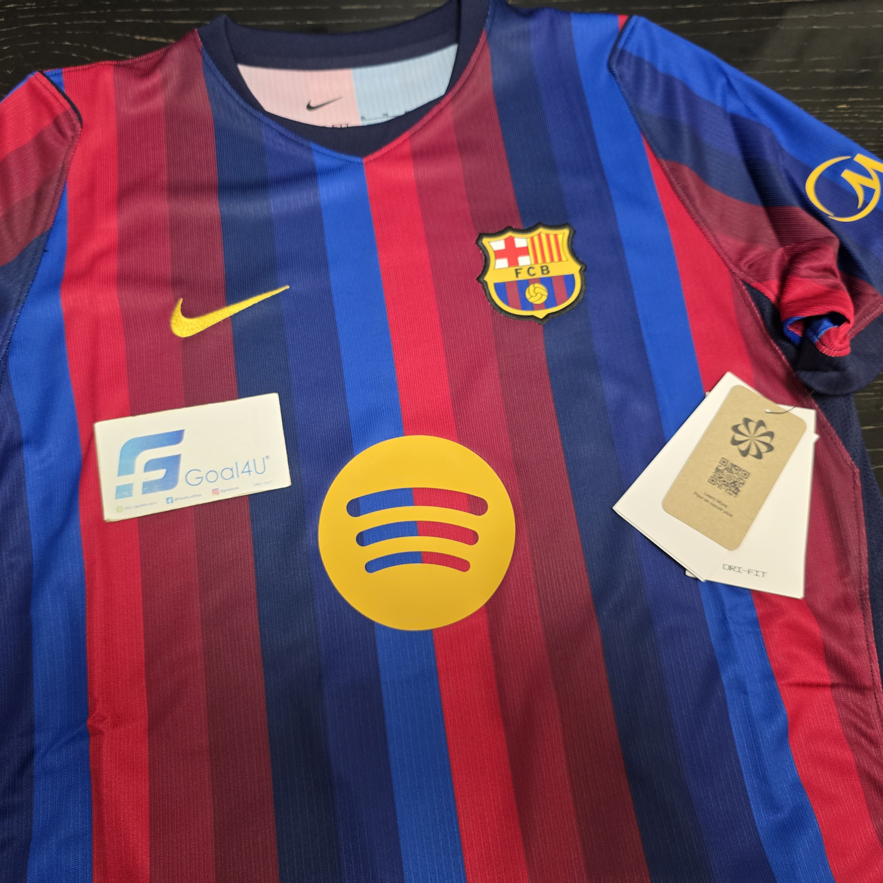 🏟️ 六色漸變 Nike Barcelona 巴塞羅拿 2026-27 主場童裝球迷版球衣 (可加印字章) II1624