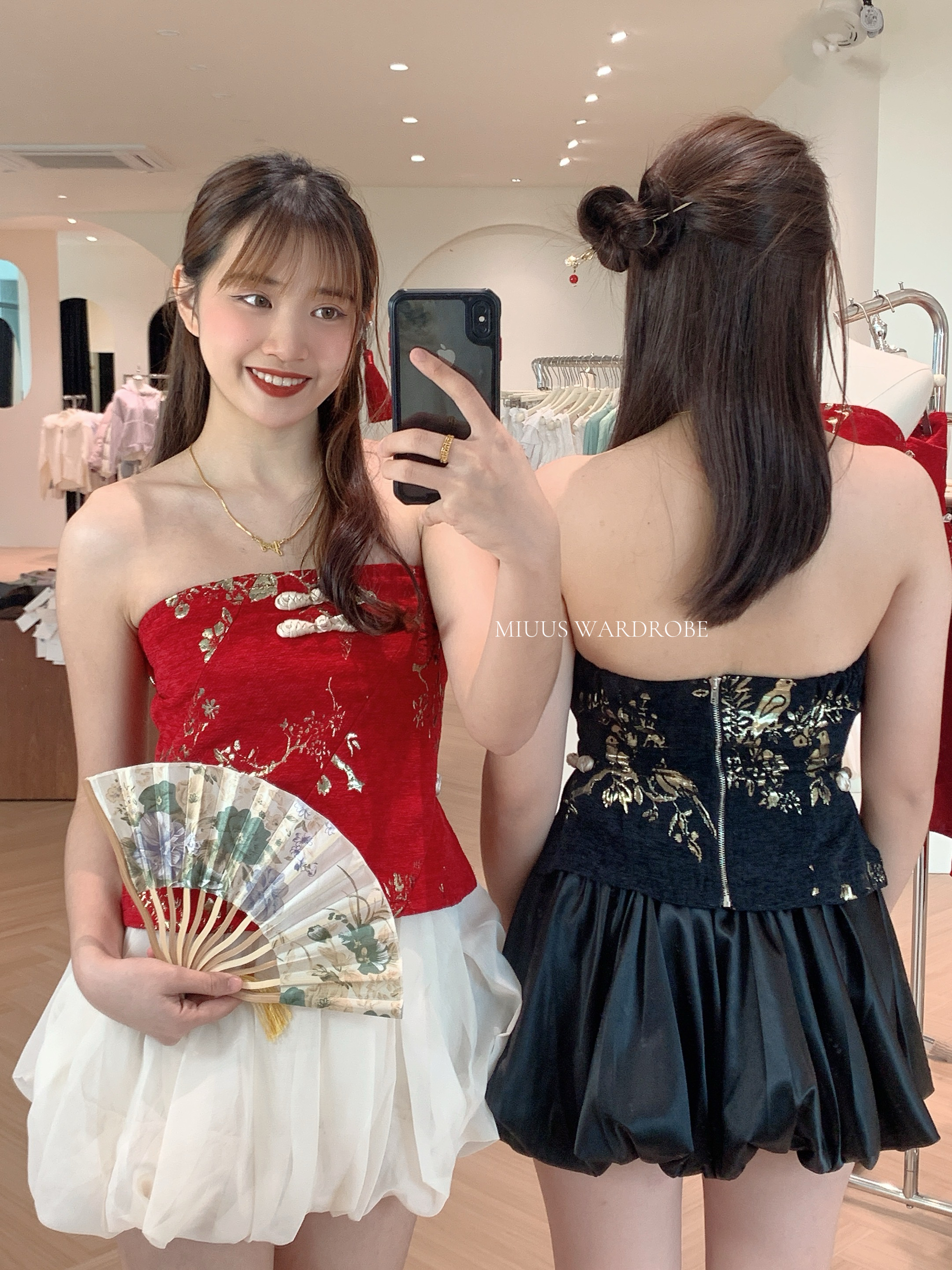 C08 新中式旗袍抹胸  【不可机洗】