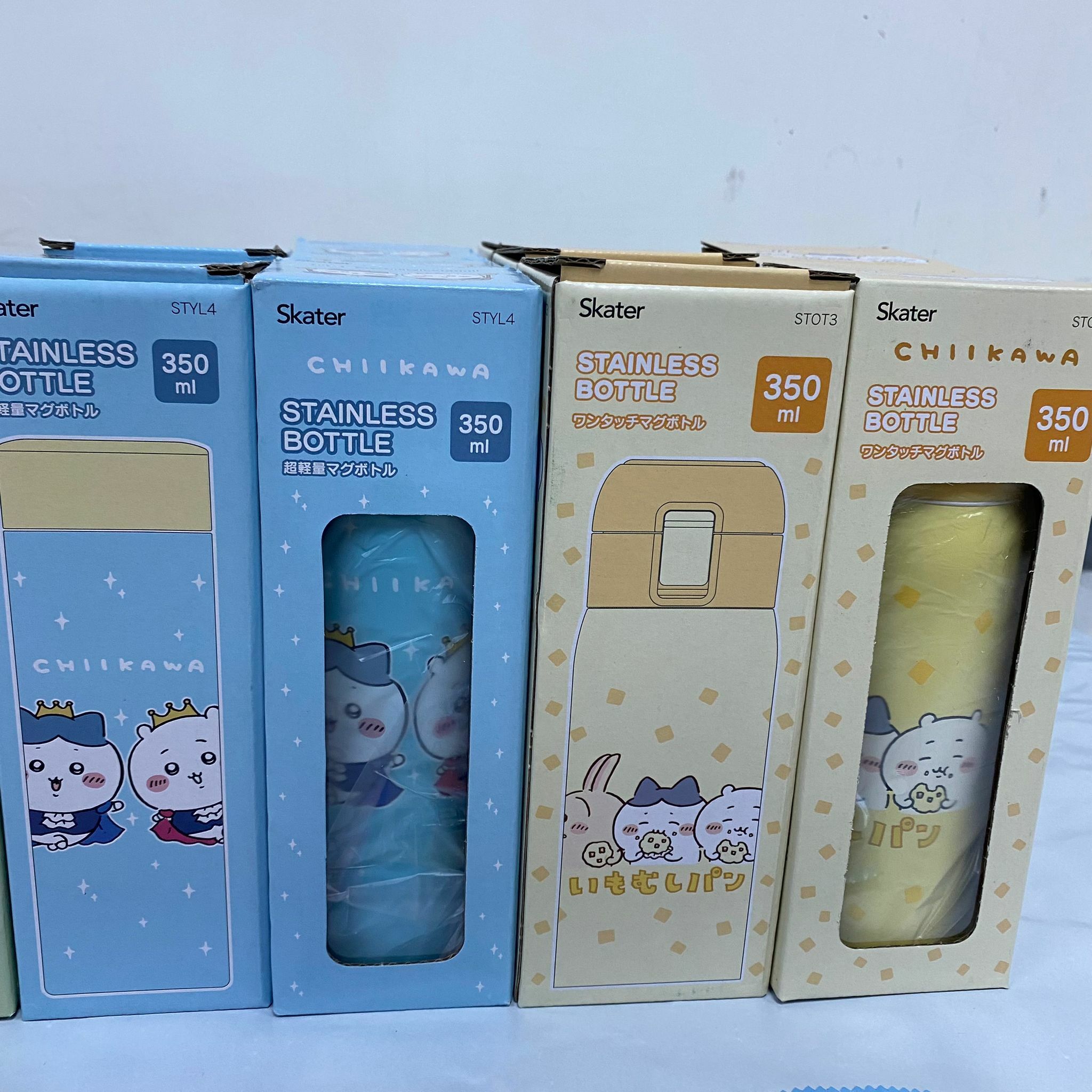 日本直送 Skater Chiikawa 不鏽鋼一觸式保冷保溫瓶 350ml - 1件 現貨