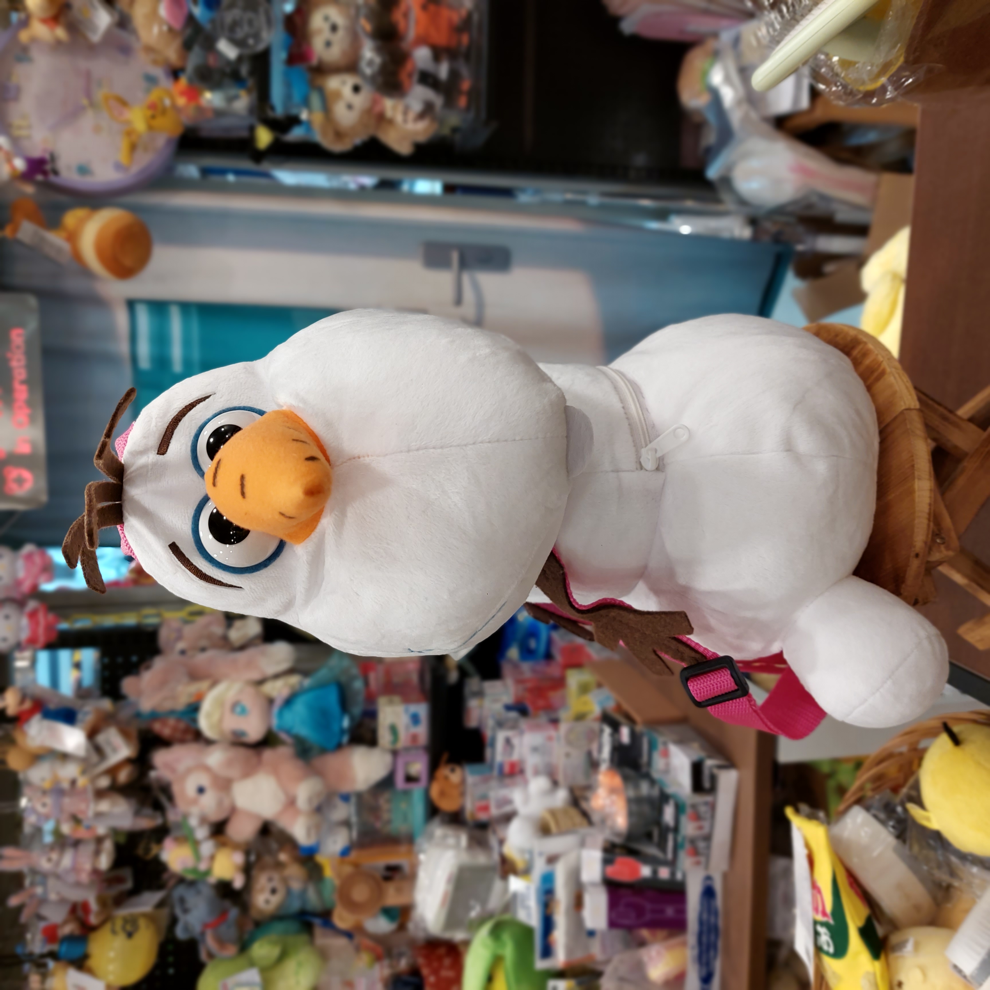 原裝日本 Disney Frozen 魔雪奇緣 Olaf  雪寶 公主背囊 背包