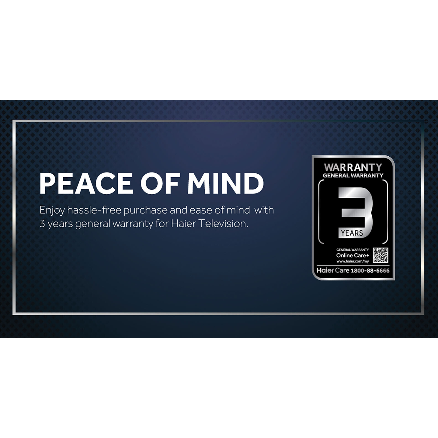 Haier 75" 4K UHD Smart TV (H75S90EUX)