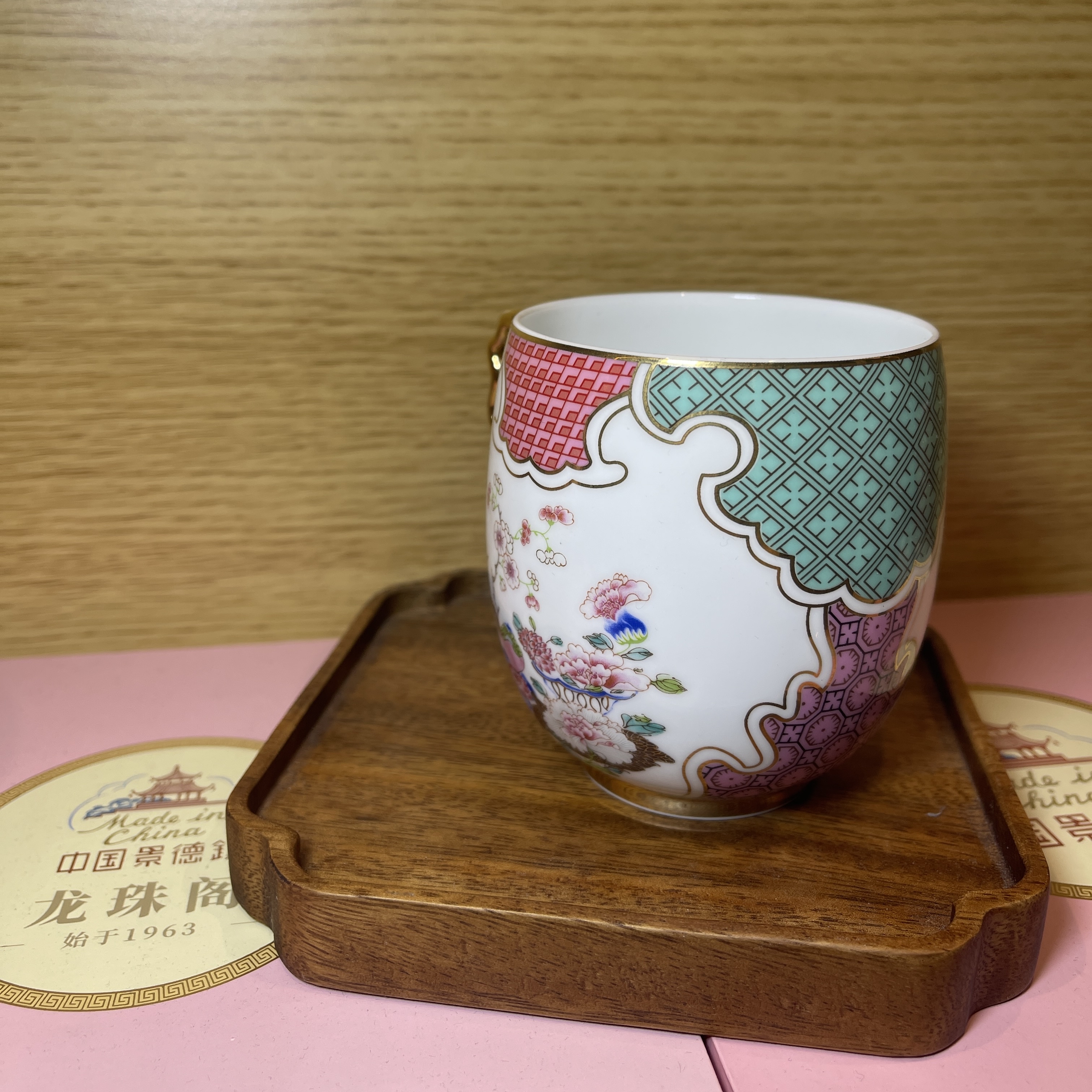 陶溪川 - 國色粉黛馬克杯(圓筒）