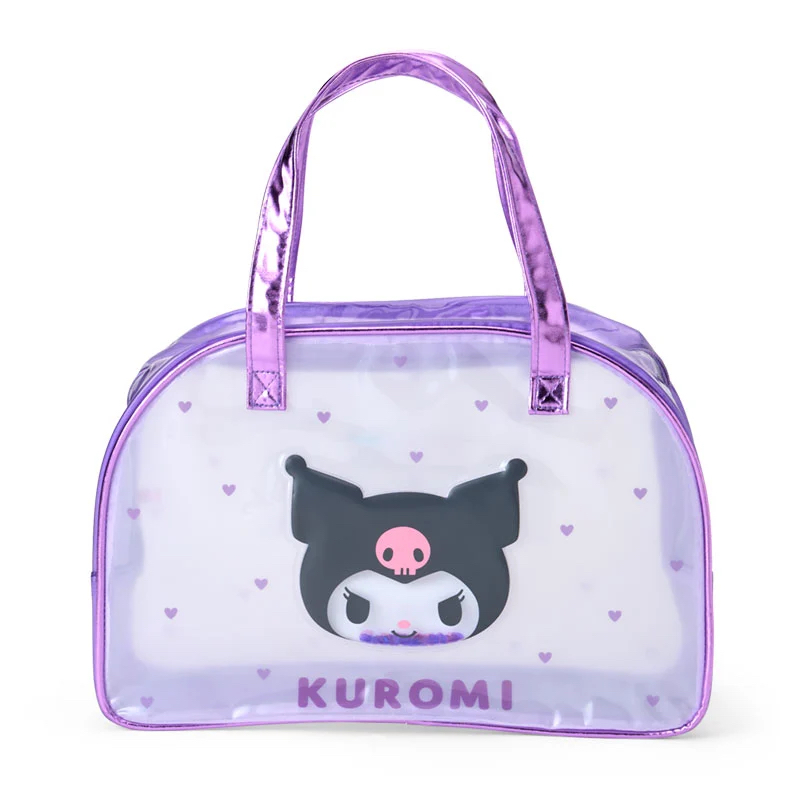 🎀【預訂】 Sanrio 游泳用具透明波士頓包 - Kuromi