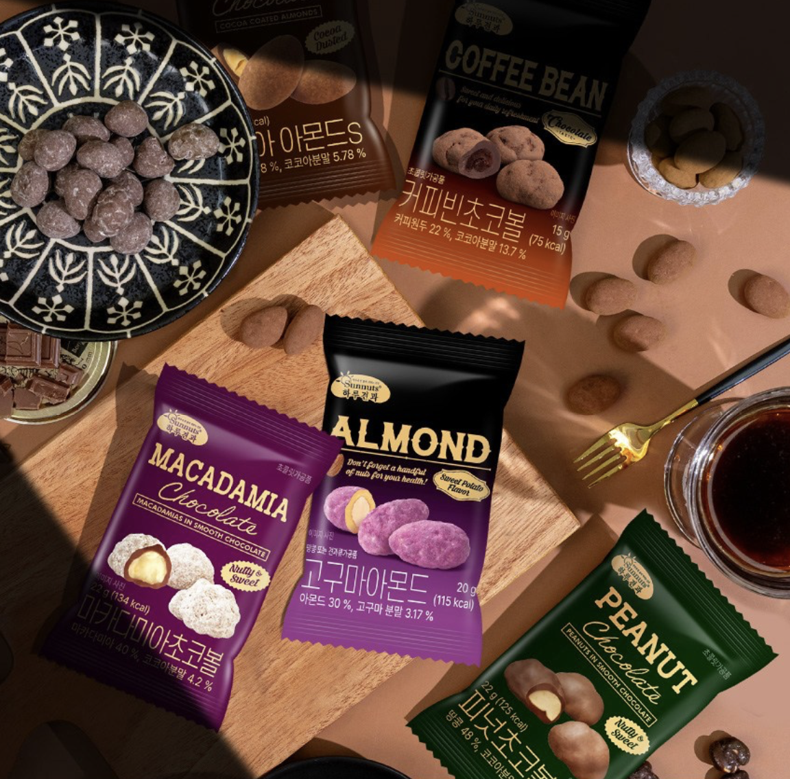 韓國 Sunnuts 甜香地瓜杏仁 10包/ 套｜Sweet Potato Almond