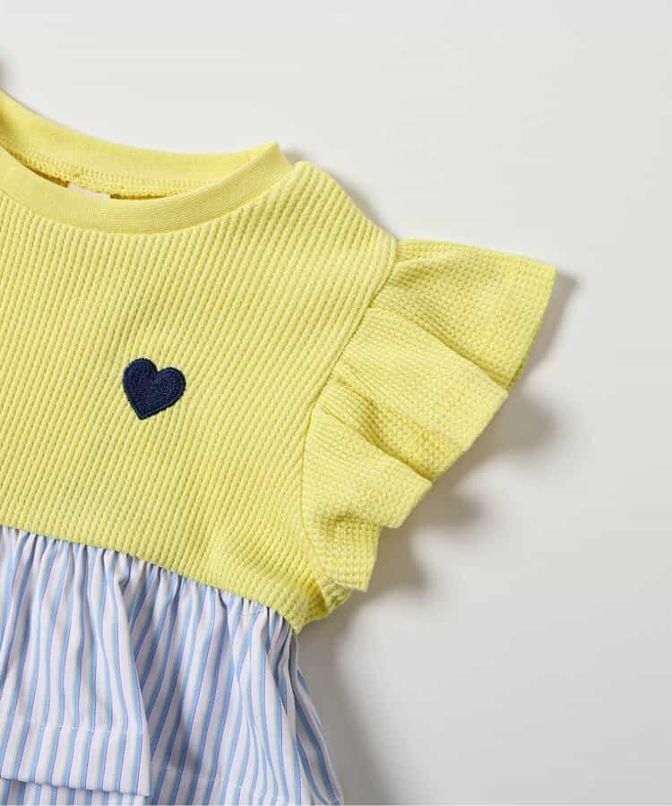 🇯🇵預訂 日本直送🇯🇵Apres les cours五色愛心刺繡荷葉邊短袖上衣