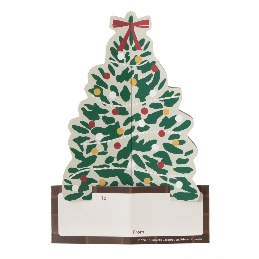🎀【預訂】 Starbucks JP Colors of Holiday 聖誕節樹型飲品卡
