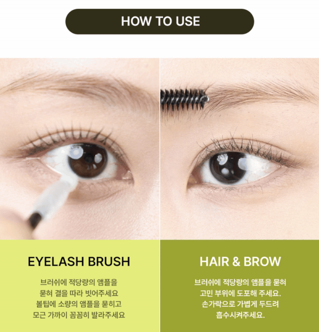 韓國 REFILLED 眼睫毛/毛髮 2用 生長滋養 精華 10ml｜Cytokine Eye Lash Dual Ampoule 