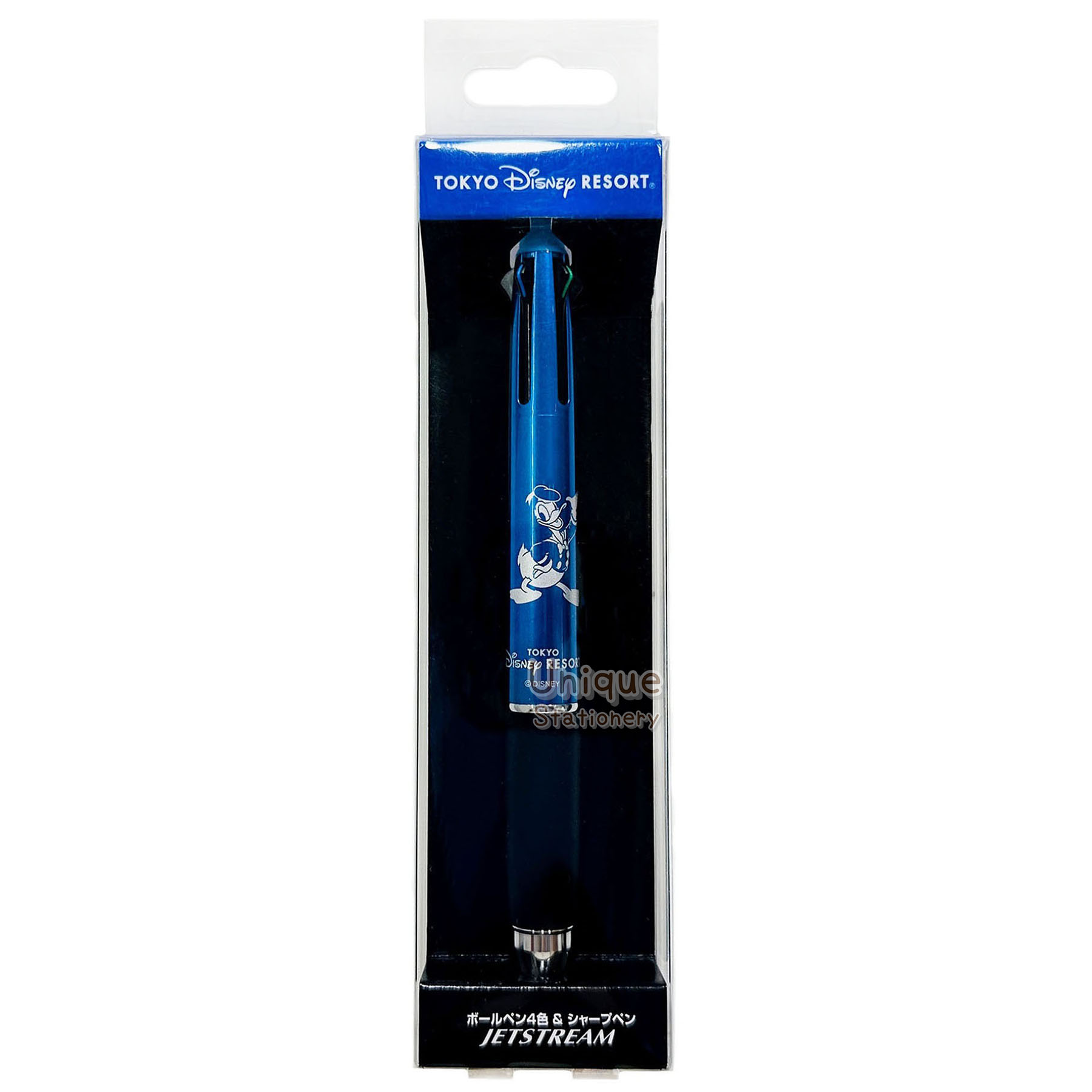 現貨｜【日本 Disney Store 限定】 Donald Duck 唐老鴨 Disney 日本製 uni Jetstream 4&1 多功能 5用筆 0.5mm 4色原子筆 + 0.5mm 鉛芯筆 056688