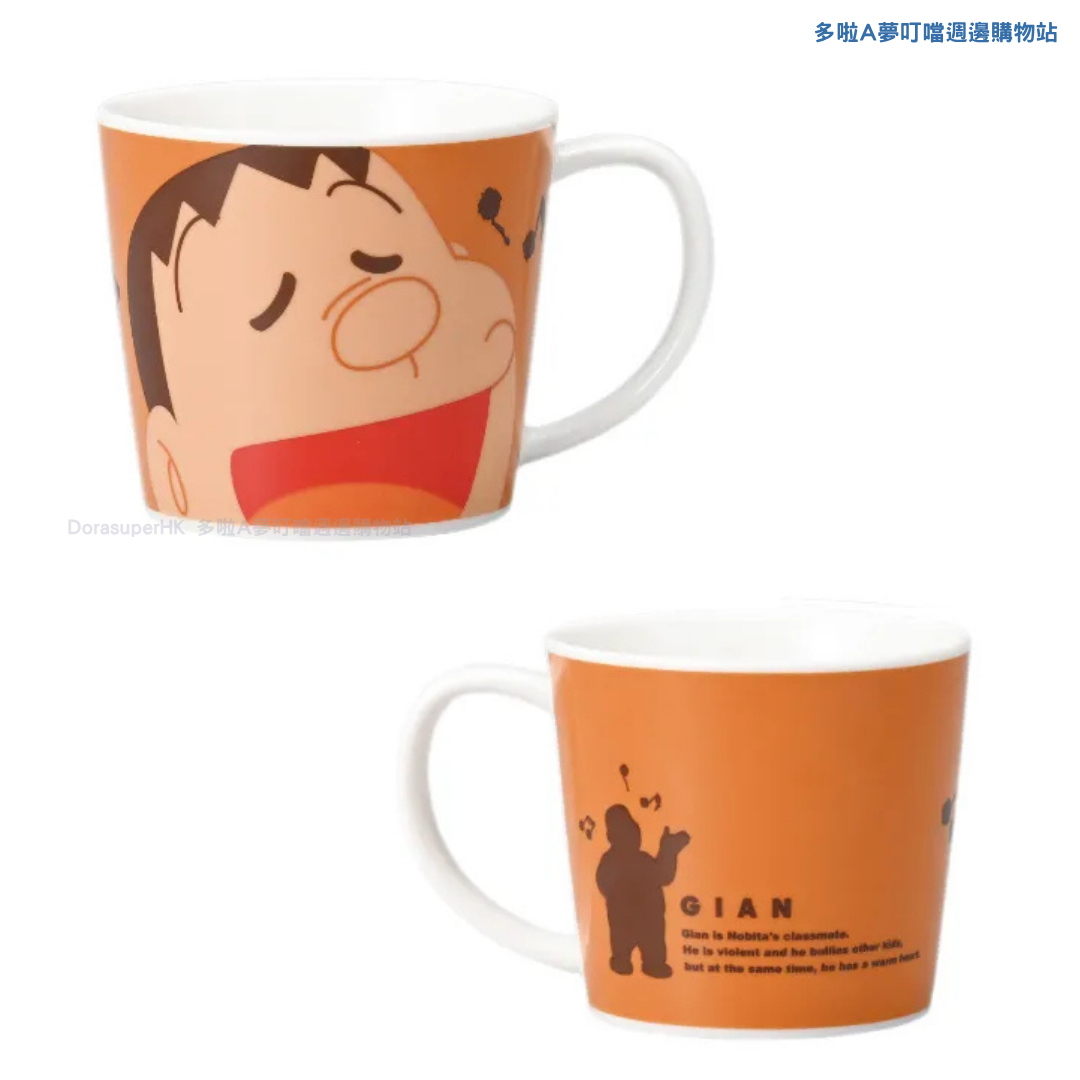 [訂購] 多啦A夢陶瓷杯 大集合 大雄 胖虎 金正陶瓷 (日本製) | Doraemon杯套裝