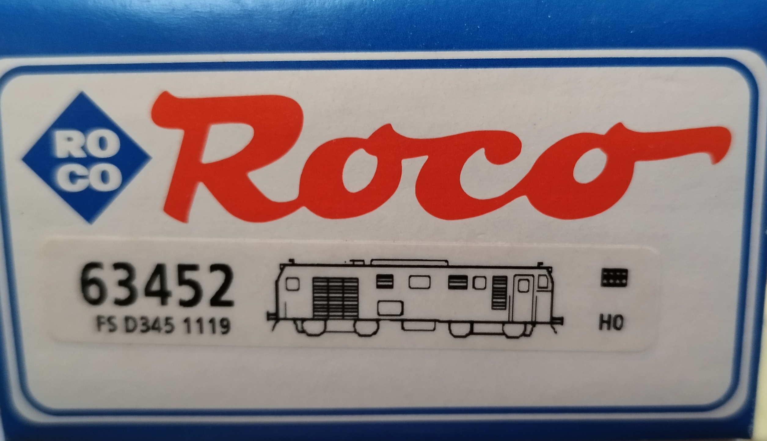  Roco FS D. 345 Diesel locomotive HO D. C. 2-Rail 