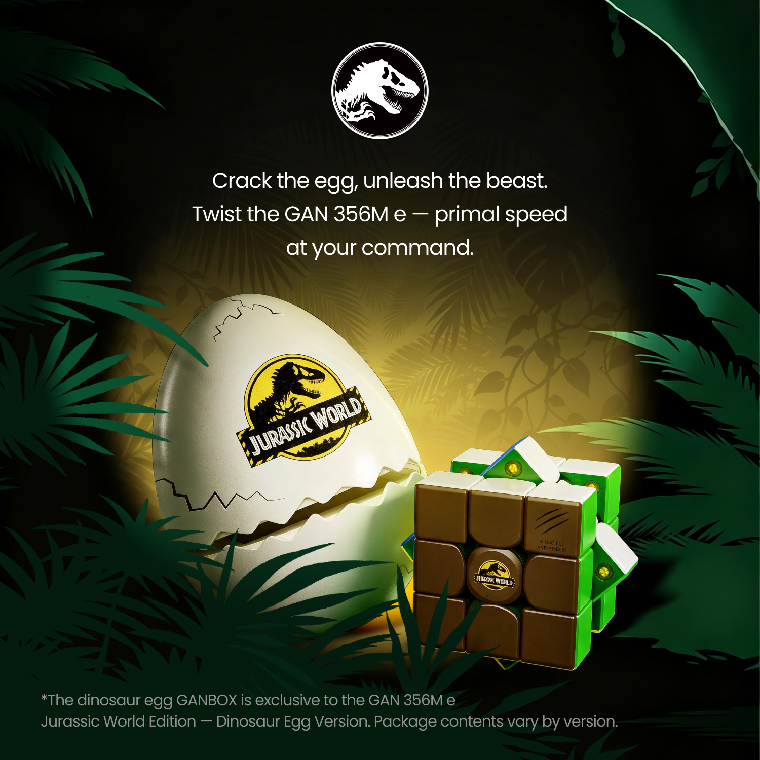 GAN 356 ME Jurassic World 侏羅紀世界聯名版 3x3 磁力扭計骰