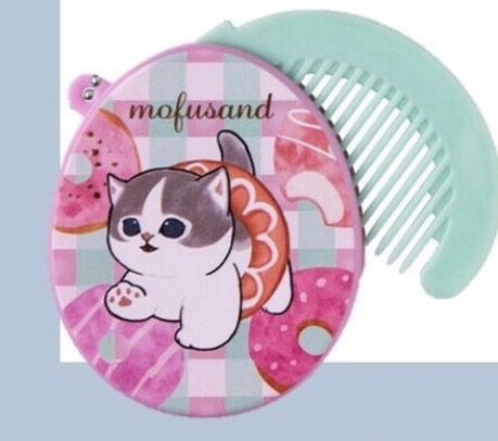 💟現貨💟🇯🇵日本扭蛋-MOFUSAND 貓 甜甜圈隨身小梳 確認款