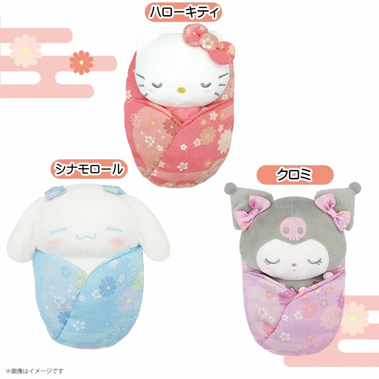 預訂 | 日本版 Sanrio 和風柄 x BB訓覺樣公仔