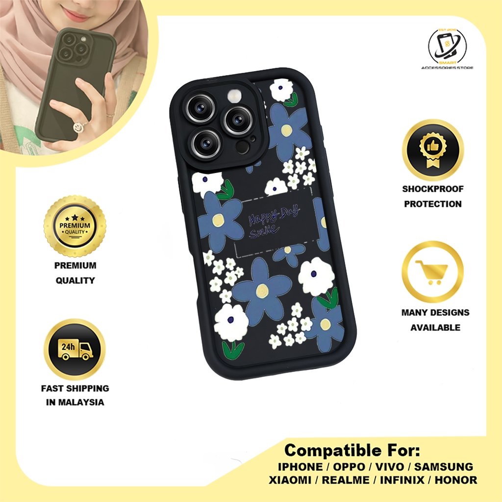 TPU DESIGN CASE PHONE FOR INFINIX - DESIGN FLOWER P