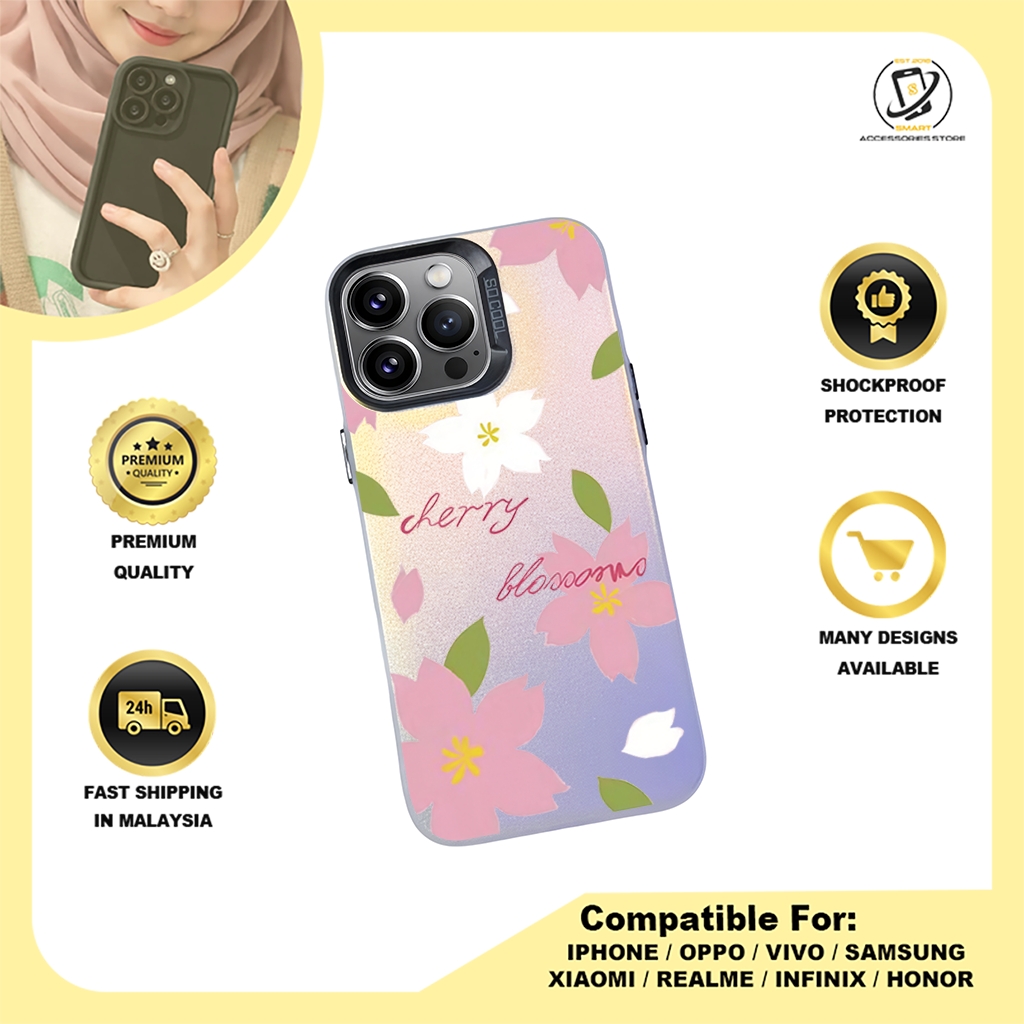 IMD CASE PHONE FOR INFINIX - DESIGN FLOWER J