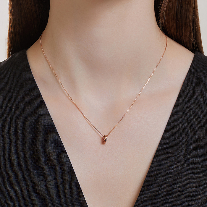 DIDIER DUBOT Sensuelle Gold 玫瑰金頸鏈 (JDSNR3F04XX)