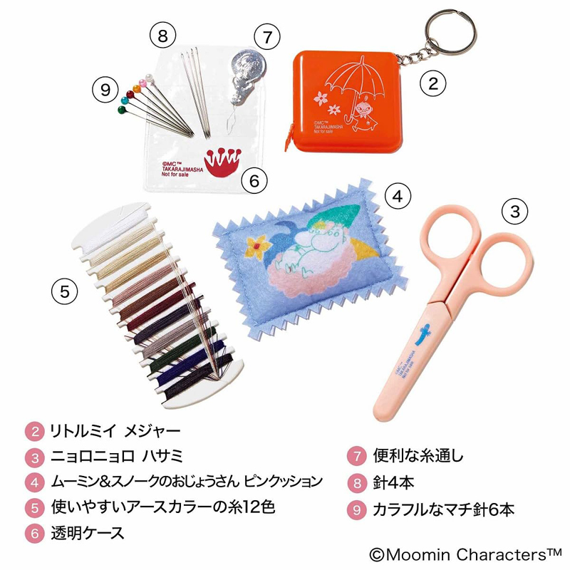 MOOMIN 圓鐡罐縫紉工具組    OB003960