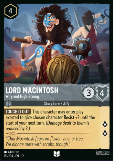 181/204 Lord Macintosh - Wiry and High-Strung UC