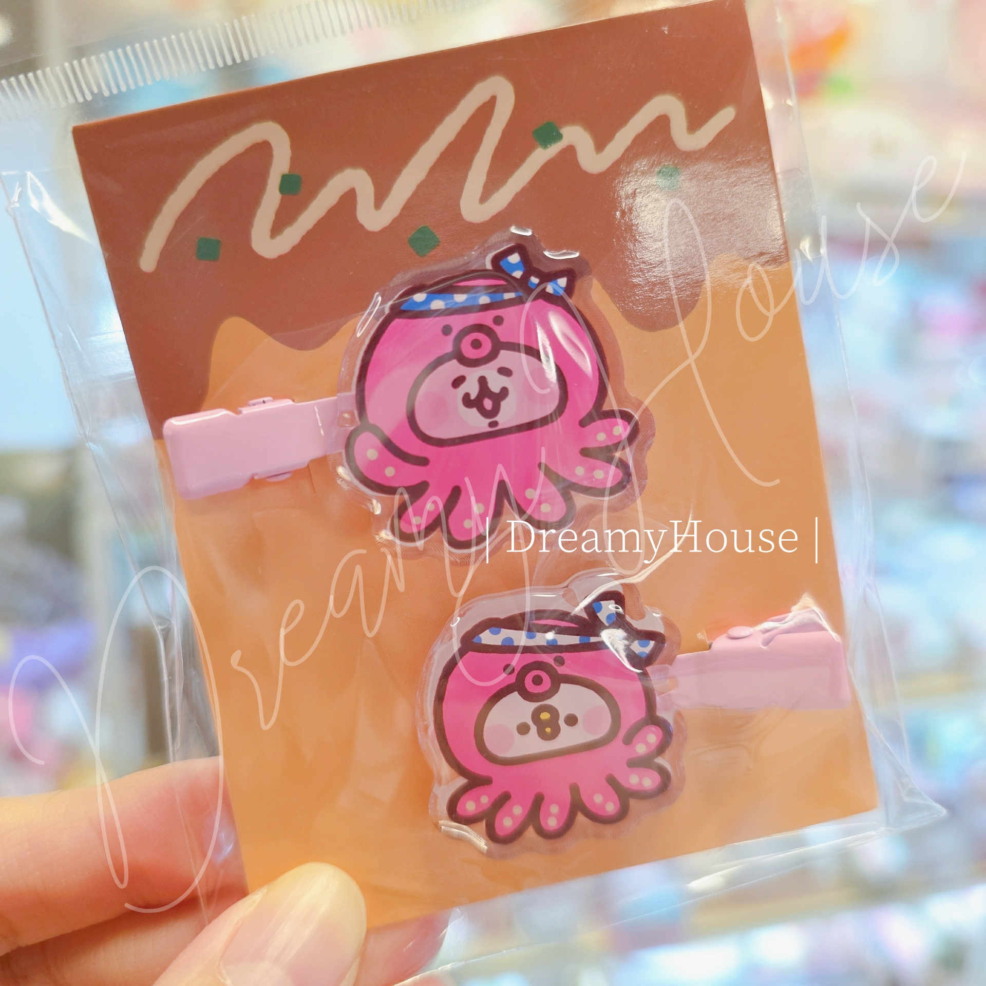 日本 kanahei KIDDYLAND 大阪梅田店 10週年記念 章魚燒系列 髮夾SET