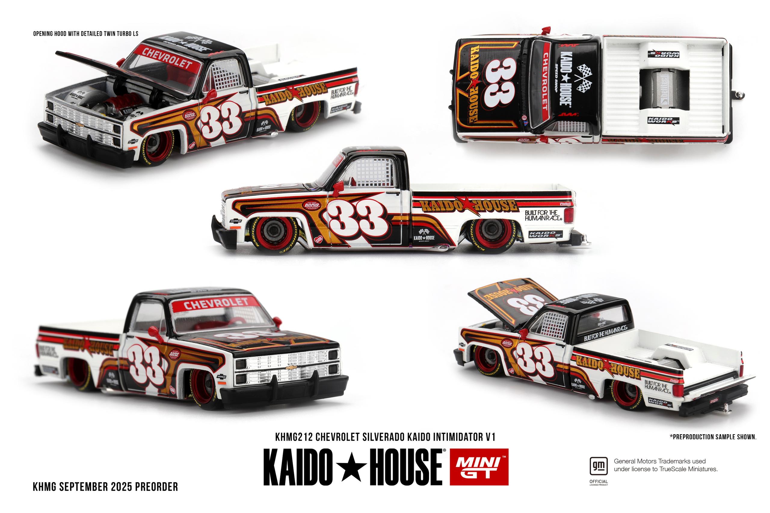 Kaido House 1/64 Chevrolet Silverado KAIDO Intimidator V1 - KHMG212