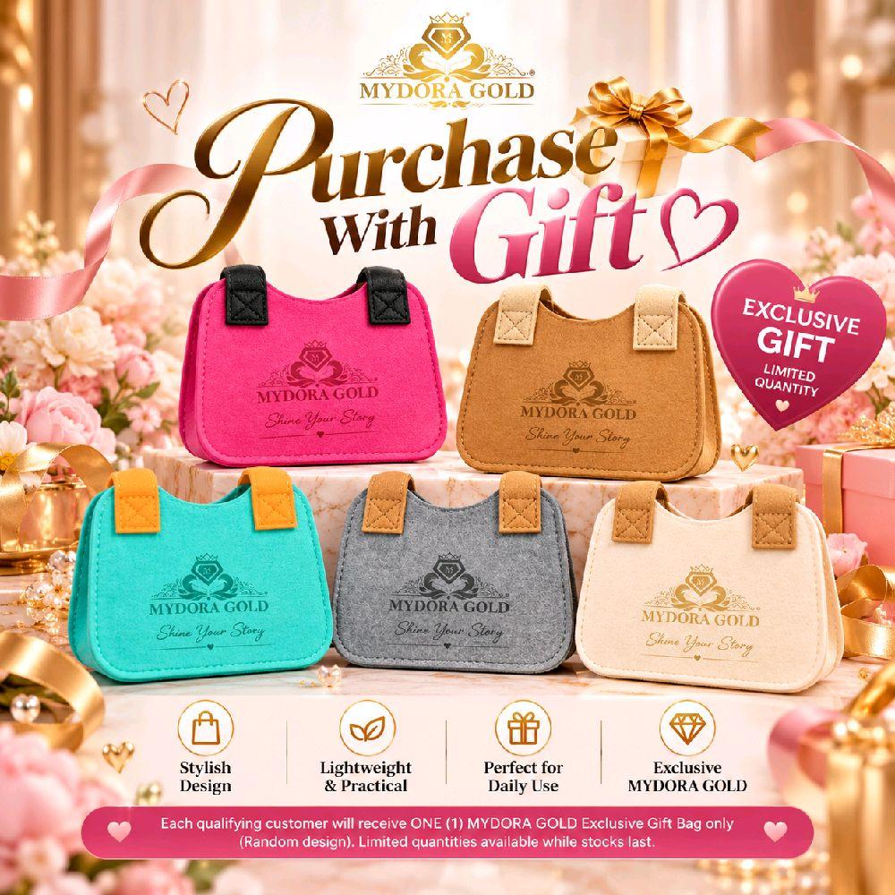MYDORA GOLD Mini Tote Bag | Hadiah Eksklusif