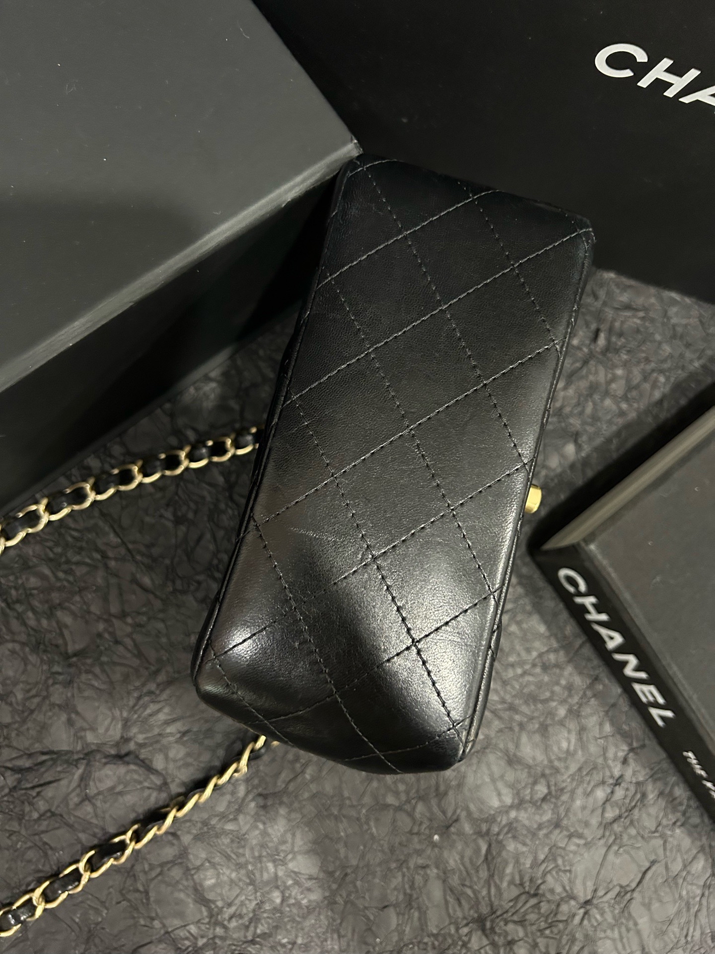 【預訂貨品】Chanel 黑金方胖子 