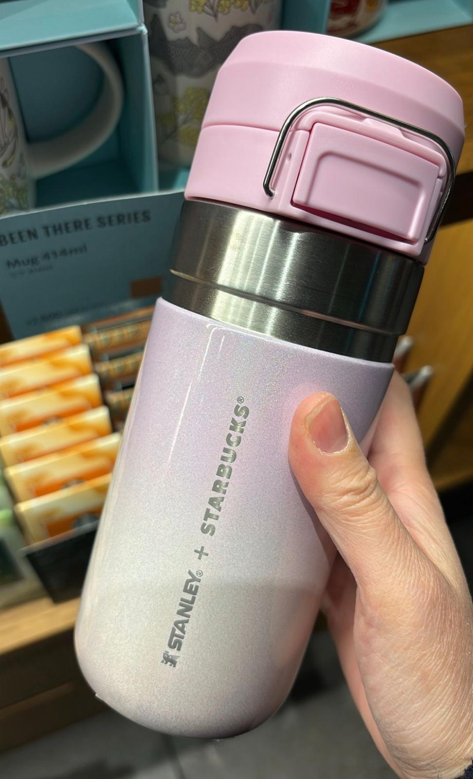 STANLEY x STARBUCKS 保溫水樽 粉紫色