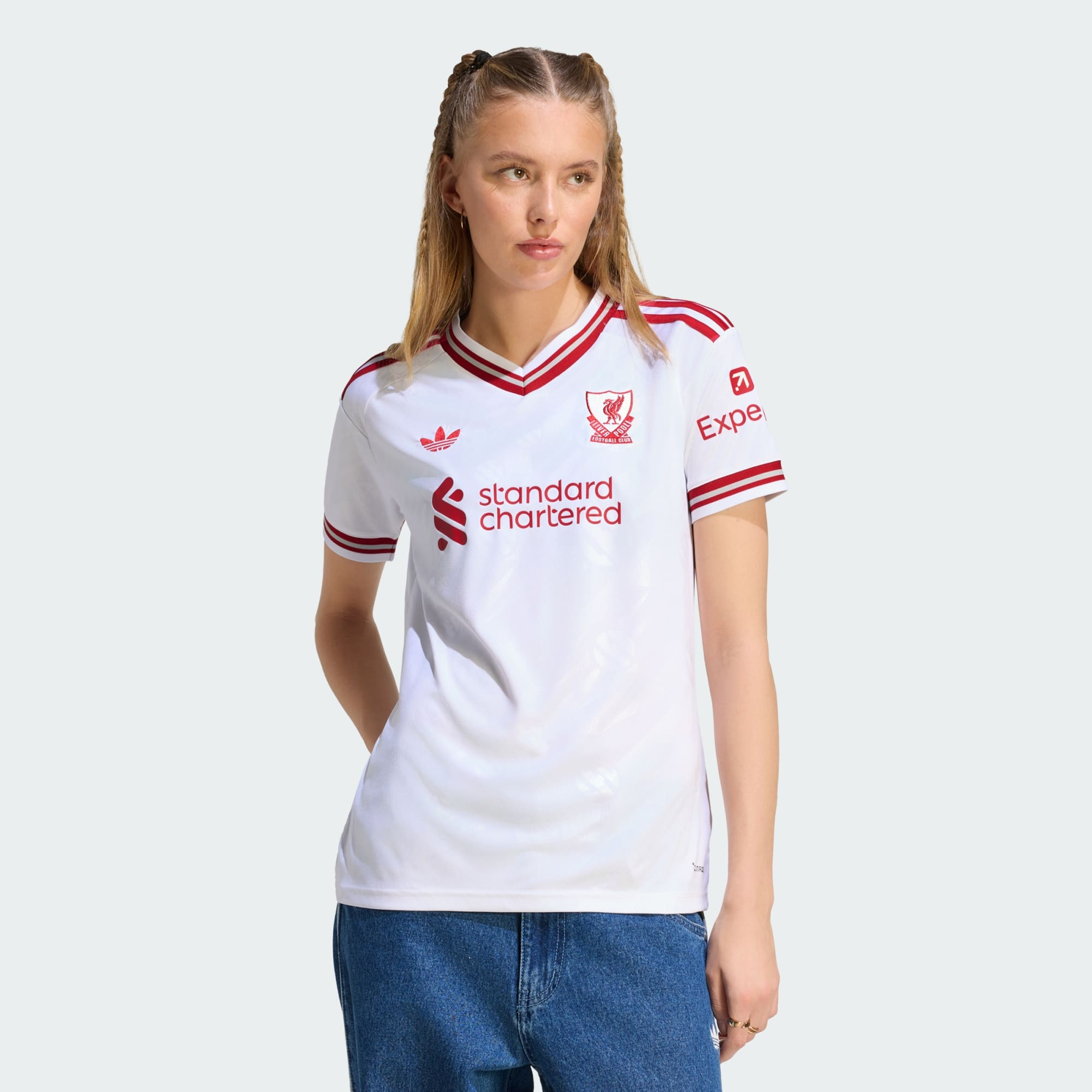 🔖重現歐洲之夜榮耀 Adidas Liverpool 利物浦 2026-27 女裝作客球迷版球衣 (可加印字章) KB8298